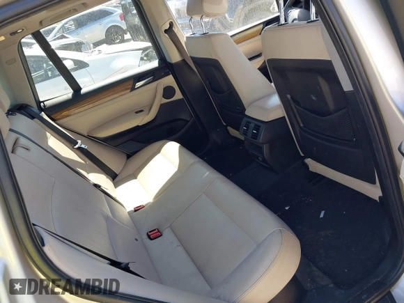 2013 BMW X3 xDrive28i with VIN 5UXWX9C53D0A31087, listed as a IAAI auction lot 41850886 with 142,156 mi miles. Bid and sale history available at carsss.com. Image 8.