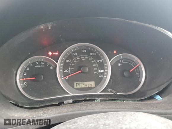 2008 Subaru Impreza Sedan (Natl) i with VIN JF1GE61658H524608, listed as a Copart auction lot 75822844 with 174,293 mi miles and Clean Title. Bid and sale history available at carsss.com. Image 9.