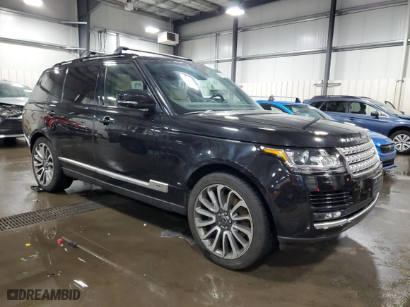 2014 Land Rover Range Rover Supercharged with VIN SALGS3TFXEA193374, listed as a Copart auction lot 82609224 with 133,819 mi miles and Salvage Title. Bid and sale history available at carsss.com. Image 4.