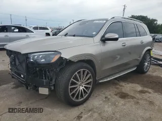 2022 Mercedes-Benz GLS 450 with VIN 4JGFF5KE3NA824618, listed as a Copart auction lot 61743144 with 8,251 mi miles and Salvage Title. Bid and sale history available at DreamBid. Image 1.