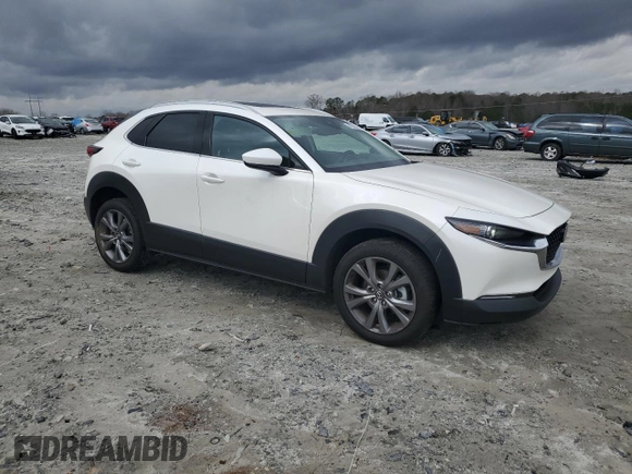 2023 Mazda CX-30 2.5 S Premium Package with VIN 3MVDMBDM0PM589412, listed as a Copart auction lot 48019585 with 15,815 mi miles and Salvage Title. Bid and sale history available at carsss.com. Image 4.