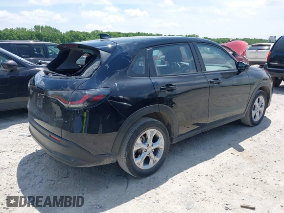 2024 Honda HR-V LX with VIN 3CZRZ2H3XRM717758, listed as a IAAI auction lot 42289023 with 15,972 mi miles and . Bid and sale history available at DreamBid. Image 4.