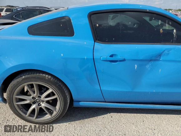 2013 Ford Mustang V6 with VIN 1ZVBP8AMXD5251330, listed as a Copart auction lot 74309314 with 188,959 mi miles and Salvage Title. Bid and sale history available at carsss.com. Image 10.