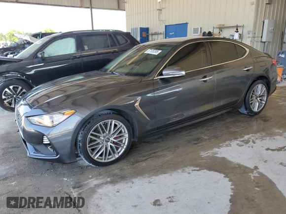 2020 Genesis G70 2.0T z VIN KMTG64LA5LU059925, wystawiony jako Copart lot #57105395 z przebiegiem 73 950 mil mil oraz Nie do naprawy • Non repairable. Historia ofert i sprzedaży dostępna na DreamBid. Obrazek 1.