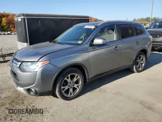 2015 Mitsubishi Outlander SE with VIN JA4AZ3A32FZ007146, listed as a Copart auction lot 76704484 with 159,839 mi miles and Salvage title. Bid and sale history available at DreamBid. Image 1.
