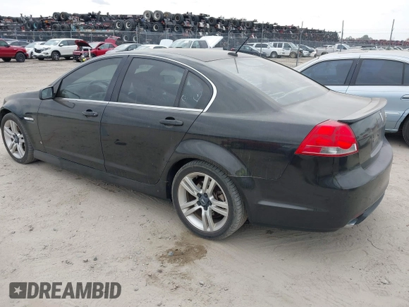2009 Pontiac G8 with VIN 6G2ER57789L232134, listed as a IAAI auction lot 41864803 with 166,717 mi miles. Bid and sale history available at carsss.com. Image 3.
