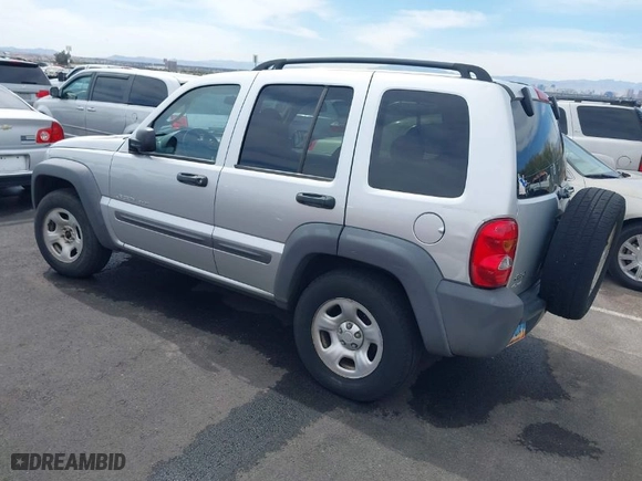 2003 Jeep Liberty Sport with VIN 1J4GL48KX3W674820, listed as a IAAI auction lot 41852729 with 246,363 mi miles. Bid and sale history available at carsss.com. Image 3.