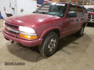 2002 Chevrolet Blazer LS z VIN 1GNDT13W92K102541, wystawiony jako Copart lot #57865845 z przebiegiem 149 549 mil mil oraz Szkoda całkowita • Salvage title. Historia ofert i sprzedaży dostępna na DreamBid. Obrazek 1.