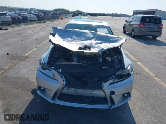 2014 Lexus IS 350 with VIN JTHCE1D24E5001032, listed as a IAAI auction lot 42417284 with 132,596 mi miles and . Bid and sale history available at DreamBid. Image 6.