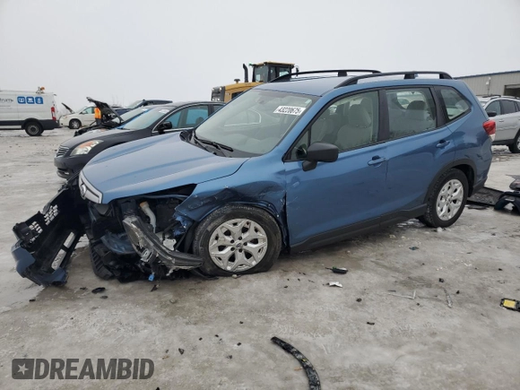 2019 Subaru Forester with VIN JF2SKACC1KH463351, listed as a Copart auction lot 43220675 with 58,716 mi miles and Clean title. Bid and sale history available at DreamBid. Image 1.