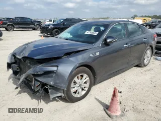 2018 Kia Optima LX with VIN KNAGT4L35J5220738, listed as a Copart auction lot 42505635 with 119,577 mi miles and Salvage Title. Bid and sale history available at carsss.com. Image 1.