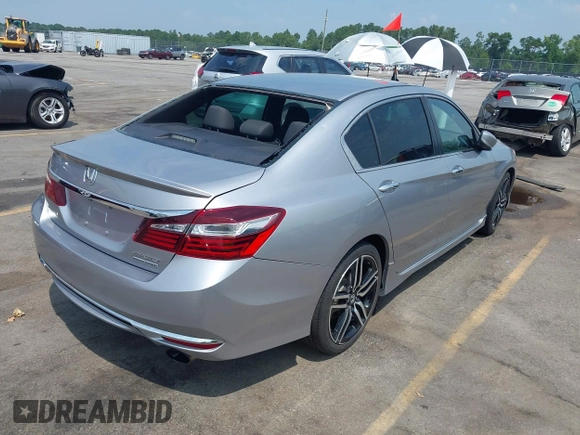 2016 Honda Accord Sport with VIN 1HGCR2F52GA176023, listed as a IAAI auction lot 42560781 with 120,430 mi miles and . Bid and sale history available at DreamBid. Image 4.
