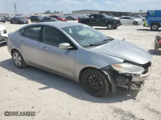 2015 Dodge Dart SE with VIN 1C3CDFAA9FD237233, listed as a Copart auction lot 53552225 with 146,086 mi miles and Salvage Title. Bid and sale history available at carsss.com. Image 4.