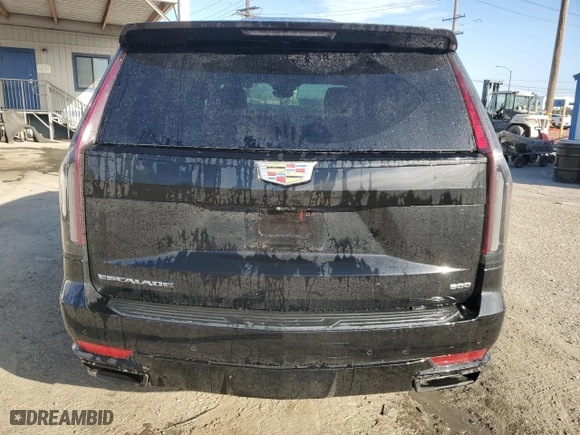 2022 Cadillac Escalade Sport with VIN 1GYS4FKL6NR175843, listed as a Copart auction lot 47304445 with 42,116 mi miles and Salvage Title. Bid and sale history available at carsss.com. Image 6.