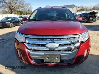 2014 Ford Edge SEL with VIN 2FMDK3J96EBA03013, listed as a Copart auction lot 46325025 with 130,534 mi miles and Salvage Title. Bid and sale history available at carsss.com. Image 5.