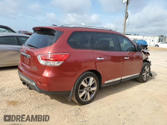 2013 Nissan Pathfinder SL with VIN 5N1AR2MM0DC688536, listed as a Copart auction lot 58344815 with 165,133 mi miles and Salvage title. Bid and sale history available at DreamBid. Image 3.