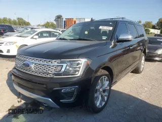 2018 Ford Expedition Max Platinum with VIN 1FMJK1MT1JEA44386, listed as a Copart auction lot 75011294 with 77,778 mi miles and Salvage title. Bid and sale history available at DreamBid. Image 1.