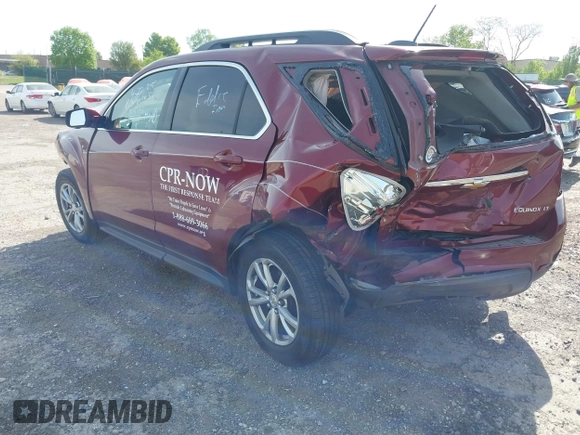 2016 Chevrolet Equinox LT with VIN 2GNFLFEKXG6305156, listed as a IAAI auction lot 42139332 with Not Provided miles and . Bid and sale history available at DreamBid. Image 3.