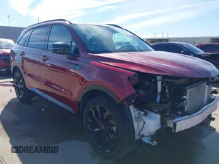 2023 Kia Sorento SX z VIN 5XYRK4LF4PG197574, wystawiony jako IAAI lot #41310284 z przebiegiem 16 498 mil mil oraz . Historia ofert i sprzedaży dostępna na DreamBid. Obrazek 1.