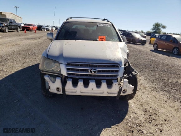 2001 Toyota Highlander with VIN JTEGF21A410003318, listed as a Copart auction lot 80709484 with 0 mi miles and Salvage Title. Bid and sale history available at carsss.com. Image 5.