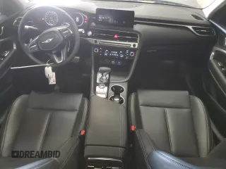 2025 Genesis G70 2.5T with VIN KMTG34SC7SU148485, listed as a Copart auction lot 77734274 with 7,042 mi miles and Clean Title. Bid and sale history available at carsss.com. Image 8.