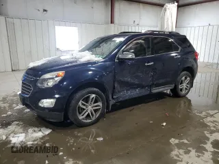 2016 Chevrolet Equinox LTZ with VIN 2GNFLGE38G6261334, listed as a Copart auction lot 45798455 with 84,764 mi miles and Salvage Title. Bid and sale history available at carsss.com. Image 1.