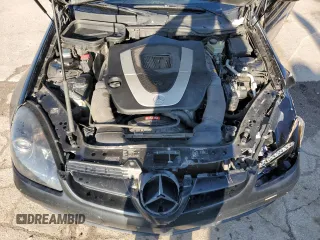 2005 Mercedes-Benz SLK 230/320 with VIN WDBWK56F15F043584, listed as a Copart auction lot 49313445 with 96,372 mi miles and Salvage title. Bid and sale history available at DreamBid. Image 12.