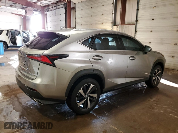 2021 Lexus NX with VIN JTJGARDZ6M2245174, listed as a Copart auction lot 50125735 with 18,957 mi miles and Salvage Title. Bid and sale history available at carsss.com. Image 3.
