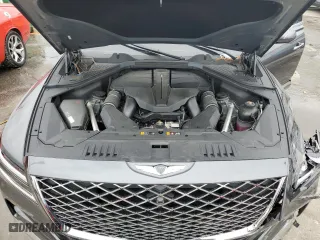 2022 Genesis GV80 with VIN KMUHCESC1NU099519, listed as a Copart auction lot 70290154 with 17,430 mi miles and Salvage Title. Bid and sale history available at carsss.com. Image 11.