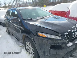 2017 Jeep Cherokee Sport with VIN 1C4PJMAB9HD215769, listed as a IAAI auction lot 41257530 with 110,935 mi miles. Bid and sale history available at carsss.com. Image 6.