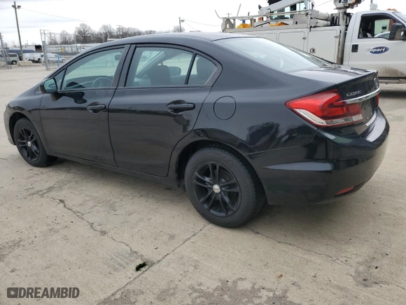 2015 Honda Civic Sedan LX with VIN 19XFB2F53FE272321, listed as a Copart auction lot 52527045 with 80,083 mi miles and Salvage Title. Bid and sale history available at carsss.com. Image 2.