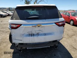 2021 Chevrolet Traverse LS with VIN 1GNERFKWXMJ184046, listed as a Copart auction lot 67483104 with 50,394 mi miles and Salvage Title. Bid and sale history available at carsss.com. Image 6.