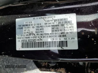 2009 Mazda CX-7 Grand Touring z VIN JM3ER29L390223853, wystawiony jako Copart lot #58481345 z przebiegiem 130 540 mil mil oraz Szkoda całkowita • Salvage title. Historia ofert i sprzedaży dostępna na DreamBid. Obrazek 13.