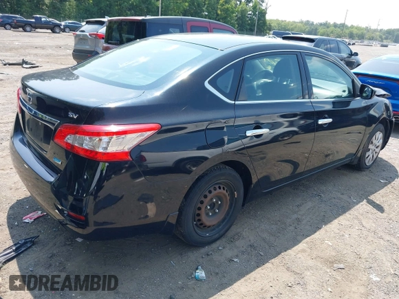 2014 Nissan Sentra S with VIN 3N1AB7APXEL671921, listed as a IAAI auction lot 40106509 with Not Provided miles and . Bid and sale history available at DreamBid. Image 4.