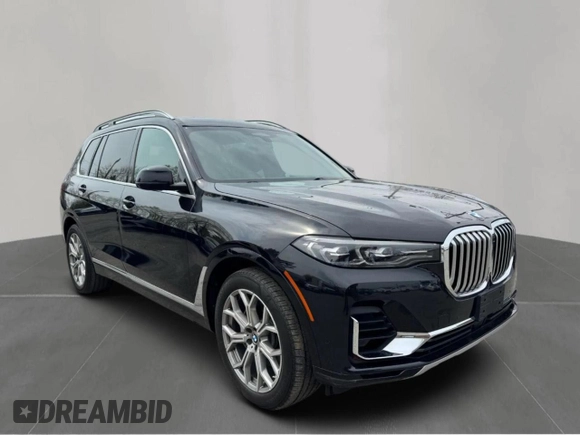 2020 BMW X7 xDrive40i z VIN 5UXCW2C07L9B87158, wystawiony jako Copart lot #59568955 z przebiegiem 92 965 mil mil oraz Czysty tytuł • Clean title. Historia ofert i sprzedaży dostępna na DreamBid. Obrazek 1.