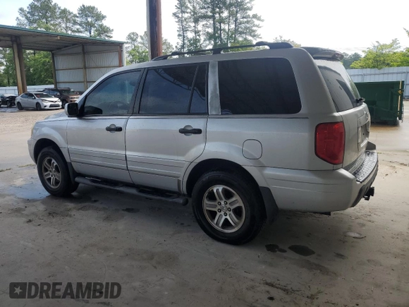 2003 Honda Pilot EX z VIN 2HKYF18593H563871, wystawiony jako Copart lot #55968445 z przebiegiem 213 637 mil mil oraz Szkoda całkowita • Salvage title. Historia ofert i sprzedaży dostępna na DreamBid. Obrazek 2.