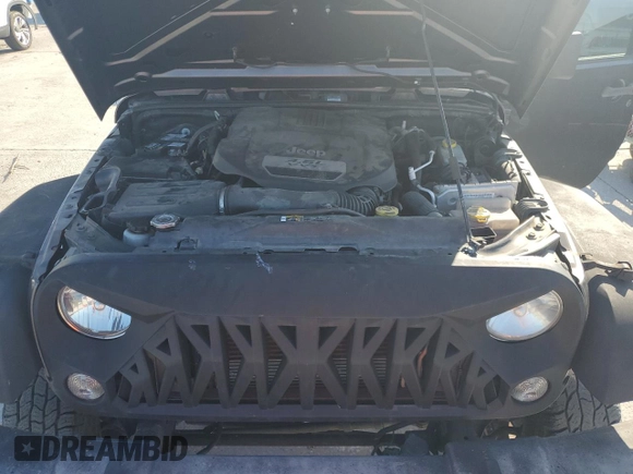 2018 Jeep Wrangler Unlimited Sport with VIN 1C4BJWDG4JL911688, listed as a Copart auction lot 64243545 with 66,718 mi miles and Salvage title. Bid and sale history available at DreamBid. Image 12.