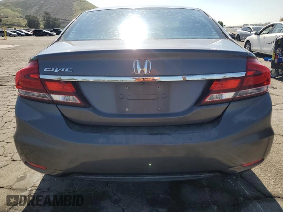 2014 Honda Civic Sedan EX with VIN 19XFB2F86EE213594, listed as a Copart auction lot 53097565 with 145,219 mi miles and Salvage Title. Bid and sale history available at carsss.com. Image 6.