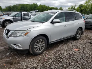 2015 Nissan Pathfinder S z VIN 5N1AR2MM0FC638206, wystawiony jako Copart lot #58704595 z przebiegiem 93 446 mil mil oraz Czysty tytuł • Clean title. Historia ofert i sprzedaży dostępna na DreamBid. Obrazek 1.