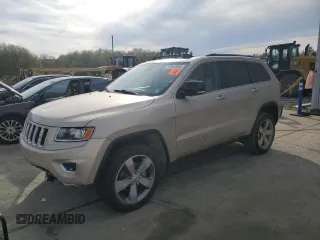 2014 Jeep Grand Cherokee Limited with VIN 1C4RJFBG8EC418569, listed as a Copart auction lot 56585115 with Not provided miles and Salvage title. Bid and sale history available at DreamBid. Image 1.