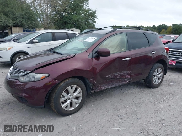 2014 Nissan Murano SV with VIN JN8AZ1MU3EW414539, listed as a IAAI auction lot 40769275 with 94,217 mi miles and . Bid and sale history available at carsss.com. Image 21.