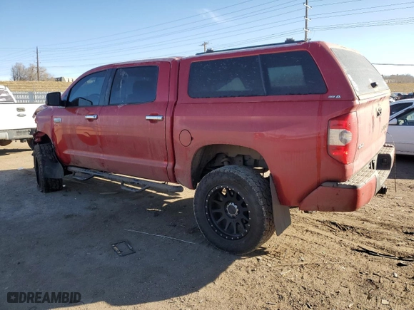 2014 Toyota Tundra 4WD Truck Platinum with VIN 5TFAW5F17EX330880, listed as a Copart auction lot 44530045 with 115,525 mi miles and Salvage Title. Bid and sale history available at carsss.com. Image 2.