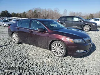 2014 Acura RLX Advance Pkg with VIN JH4KC1F90EC006414, listed as a Copart auction lot 88604515 with 154,288 mi miles and Salvage Title. Bid and sale history available at carsss.com. Image 4.
