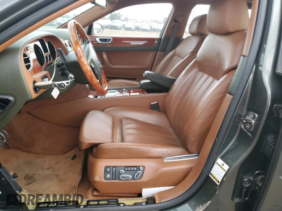 2006 Bentley Flying Spur with VIN SCBBR53WX6C036266, listed as a Copart auction lot 46934505 with 67,390 mi miles and Salvage Title. Bid and sale history available at DreamBid. Image 7.