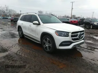 2020 Mercedes-Benz GLS with VIN 4JGFF5KE6LA159632, listed as a IAAI auction lot 41317827 with 39,577 mi miles. Bid and sale history available at carsss.com. Image 1.