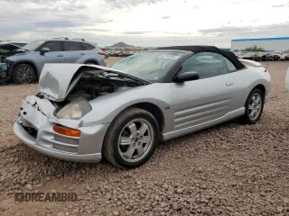 2001 Mitsubishi Eclipse GT with VIN 4A3AE85H21E013398, listed as a Copart auction lot 82793504 with 85,716 mi miles and Salvage Title. Bid and sale history available at carsss.com. Image 1.