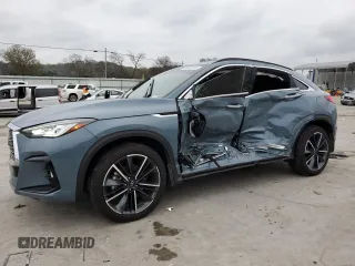 2024 Infiniti QX55 Luxe with VIN 3PCAJ5JR9RF104514, listed as a Copart auction lot 80583134 with 14,511 mi miles and Salvage Title. Bid and sale history available at DreamBid. Image 1.