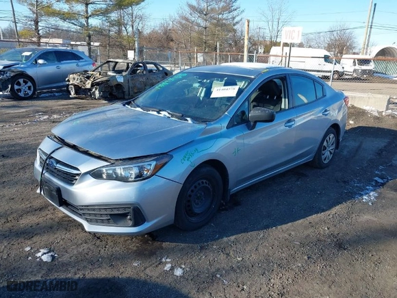 2022 Subaru Impreza with VIN 4S3GKAB67N3602951, listed as a IAAI auction lot 41404578 with NaN miles. Bid and sale history available at carsss.com. Image 2.