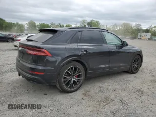 2020 Audi Q8 Prestige z VIN WA1FVAF14LD025847, wystawiony jako Copart lot #52890625 z przebiegiem 52 416 mil mil oraz Szkoda całkowita • Salvage title. Historia ofert i sprzedaży dostępna na DreamBid. Obrazek 3.