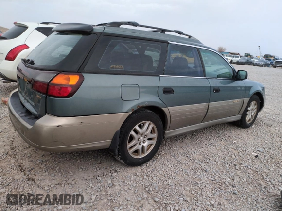 2001 Subaru Legacy Outback with VIN 4S3BH675717659403, listed as a Copart auction lot 43959935 with 298,337 mi miles and Salvage title. Bid and sale history available at DreamBid. Image 3.